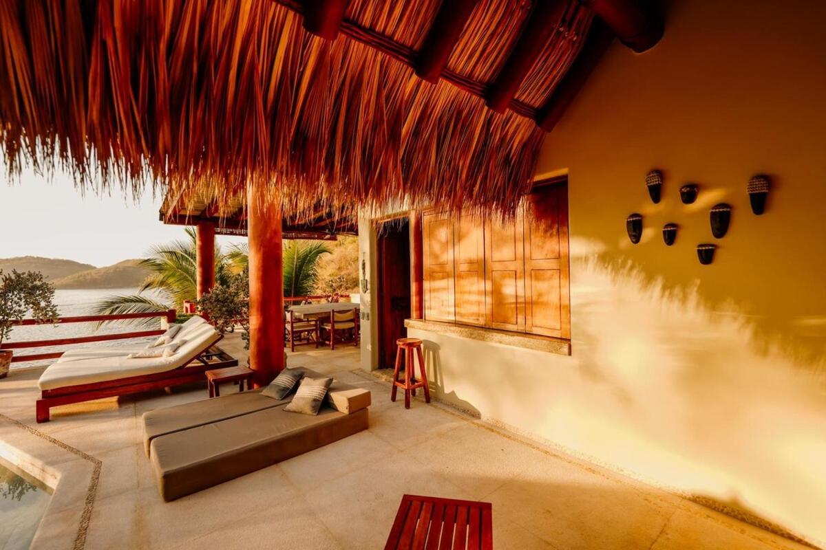 Dream Villa With Private Beach And Catering Zihuatanejo Ngoại thất bức ảnh