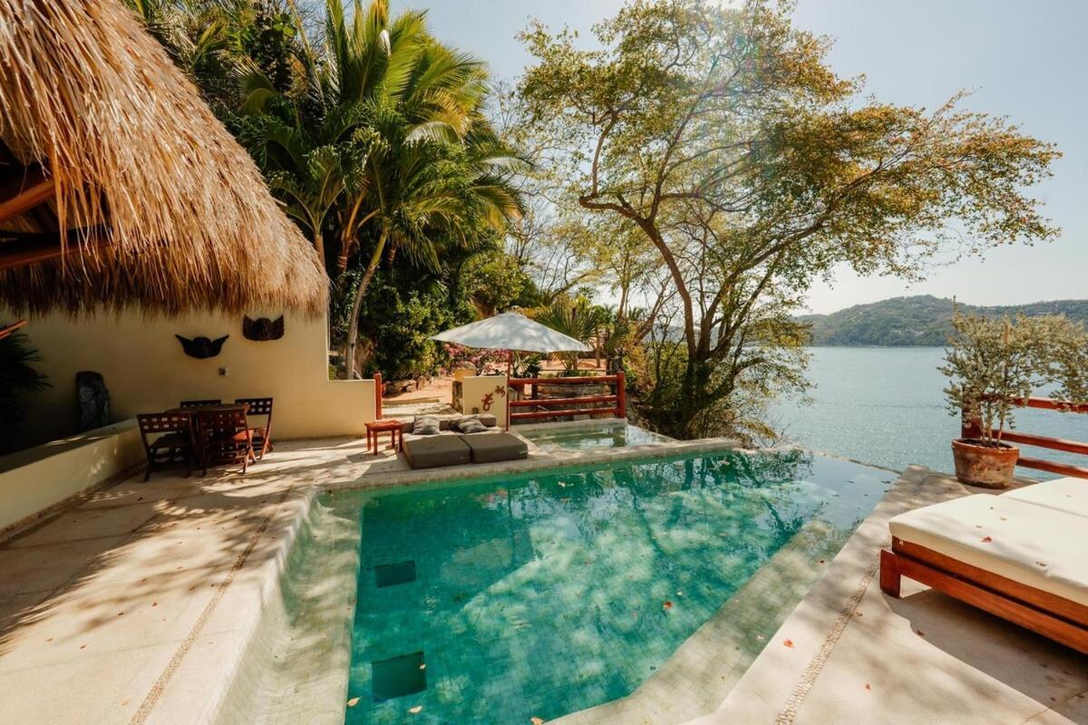 Dream Villa With Private Beach And Catering Zihuatanejo Ngoại thất bức ảnh
