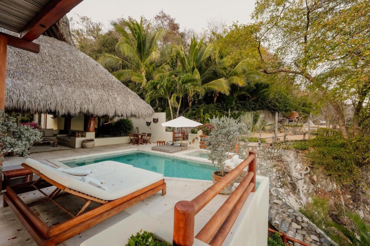 Dream Villa With Private Beach And Catering Zihuatanejo Ngoại thất bức ảnh